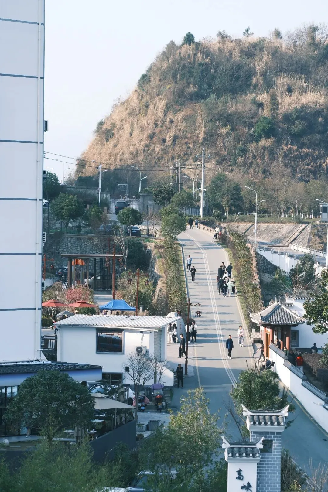 △从观景平台上看下去的景观