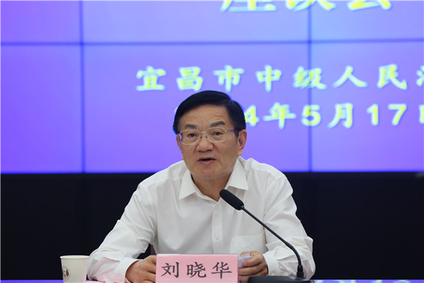 刘晓华用"严","治","专","共"四个关键字概括全市法院环境资源审判