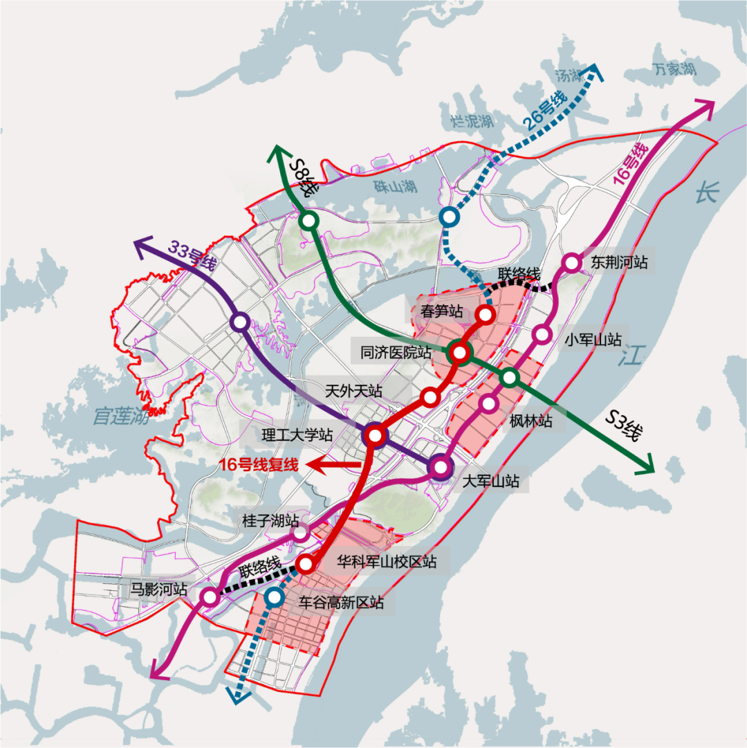 武汉地铁16号线复线,最新规划来了!