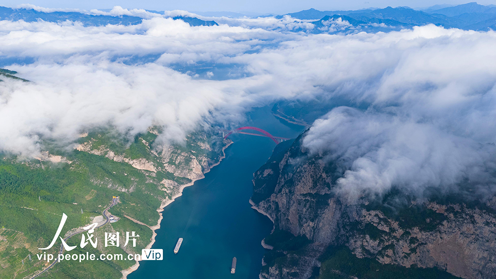 湖北秭归：雨霁云开三峡美【4】